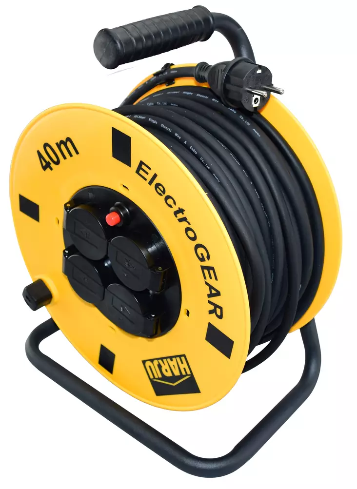 Harju kaapelikela 40m IP44 3x1,5mm² - Kelaroikat ja kaapelikelat - 0010072 - 1