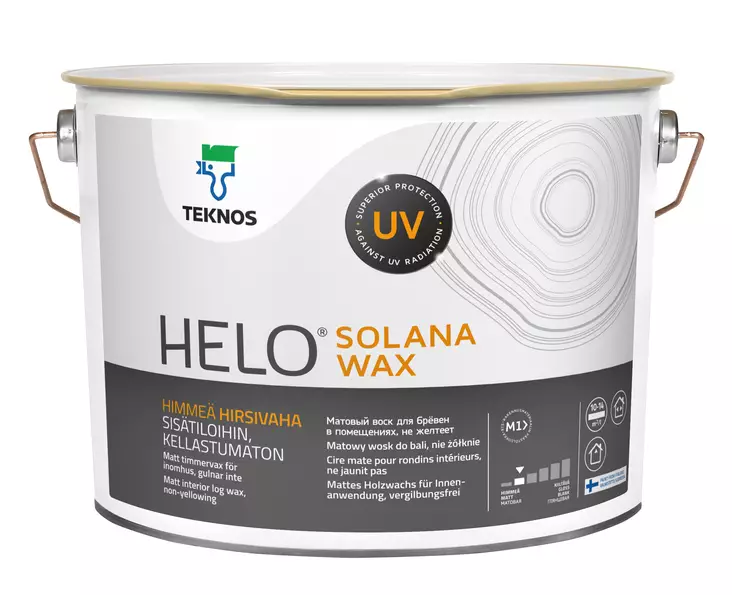 Teknos Hirsivaha Helo Solana Wax Väritön 9L - Lakat - 0019982 - 1