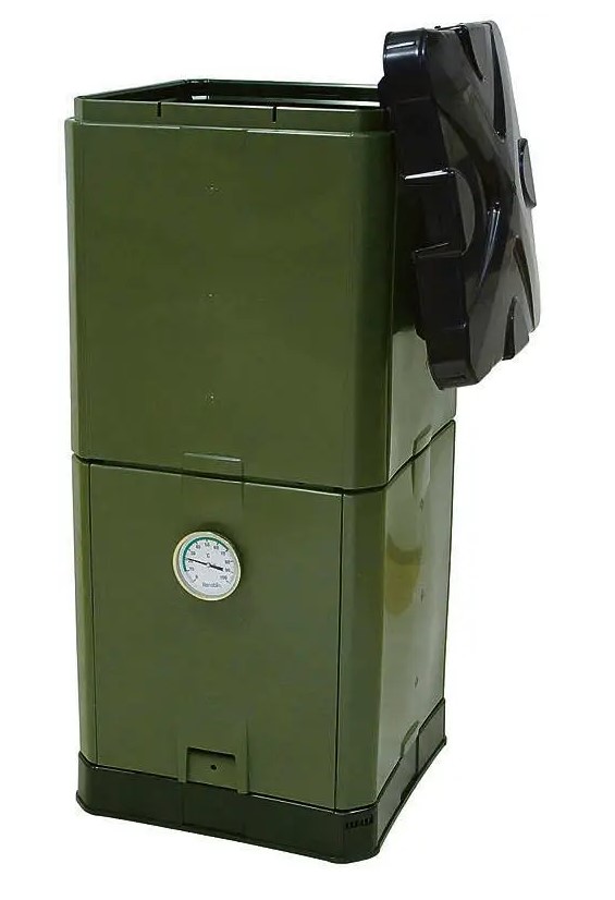 Aerobin Lämpökompostori 200L Oliivi - Puutarhatarvikkeet - 0015352 - 1