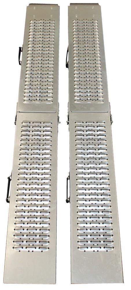 Ajoramppi 2kpl, teräs, 200kg/kpl, taitettava - Apupukit ja ajorampit - 0017782 - 1