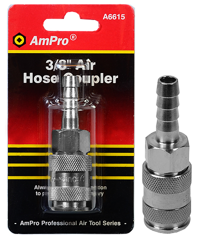 Ampro PI liitinrunko 3/8" karalla - Paineilmaliittimet - 0006252 - 1