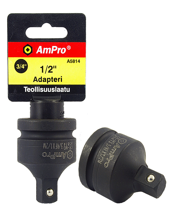 Ampro voima-adapteri 1"-3/4" 70mm - Jatkovarret ja niveljatkot - 0005612 - 1