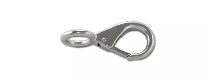 Arctic Marine Karbiinihaka taitettu 6,5x54mm, AISI316 - Sokat, haat, sakkelit - 0004472 - 1