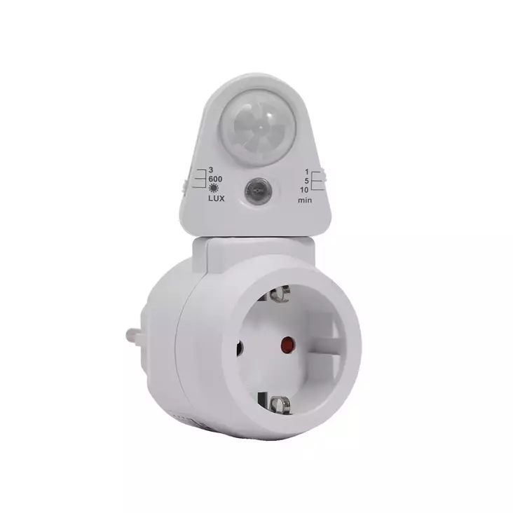 Axxel pistorasia pir liiketunnistimella 10a/2300w - Liiketunnistimet ja ajastimet - 0009252 - 1