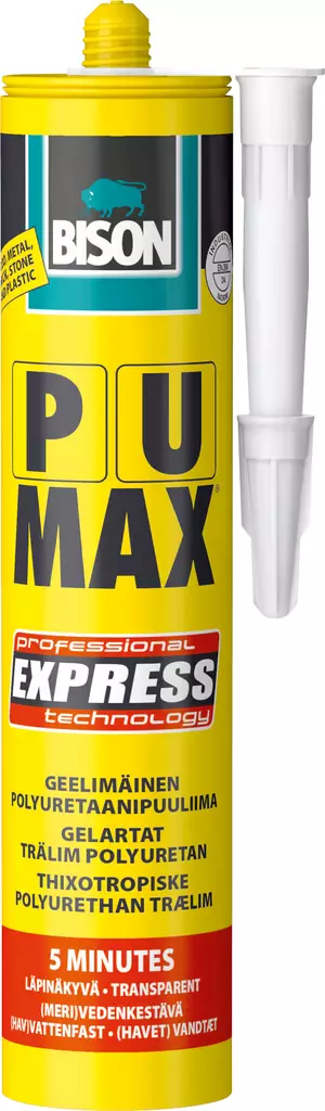 Bison PU Timber Max Express Puuliima D4 310ml - Yleisliimat - 0008762 - 1