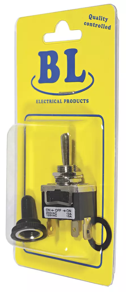 BL vipukatkaisija 12/24V on-off-on tyyppi 1-0-1 - Katkaisijat ja releet - 0012462 - 1