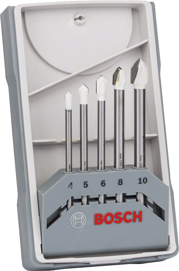 Bosch laattaporanteräsarja 5-os 4-10mm - Poranteräsarjat - 0000652 - 1