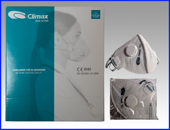 Climax Hengityssuojain FFP3 venttiilillä 12kpl - Hengityssuojaimet - 0003732 - 1