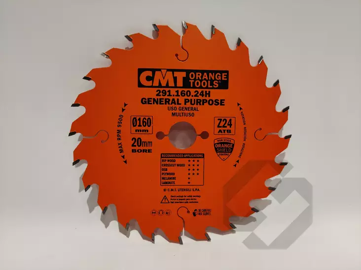 CMT Pyörösahanterä 160x24Tx20mm - Pyörösahanterät sirkkeliin - 0000022 - 1