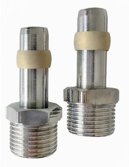 E-P Hanan asennusliitin 3/8" UK X 10 mm,2kpl sis. helmet. - Hanat ja hanatarvikkeet - 0018722 - 1