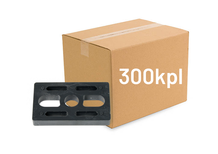 Elementin asennuspala 50x80mm x 10mm 300kpl - Raudoitus, valu - 0015112 - 1