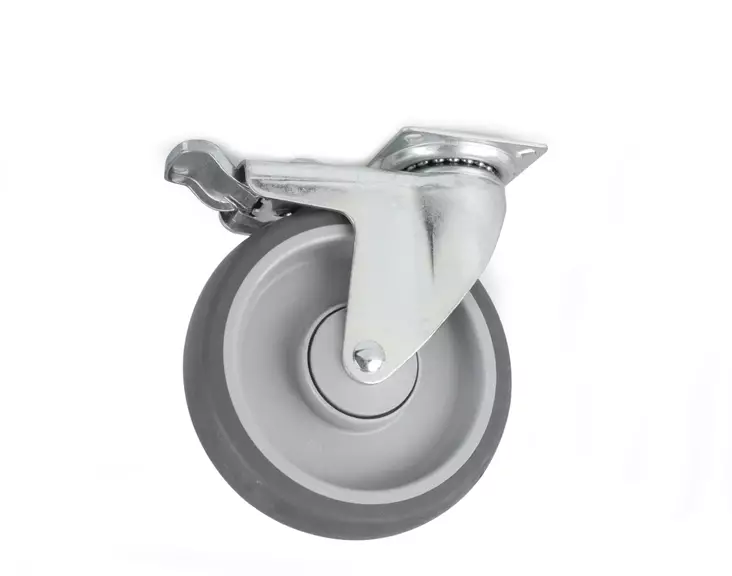 Habo kalustepyörä 125mm levy/jarru - Kalustepyörät - 0008412 - 2