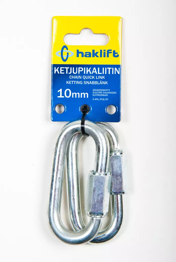 Haklift kettingin pikaliitin 10mm 2kpl - Kettingit ja ketjutarvikkeet - 0003292 - 1