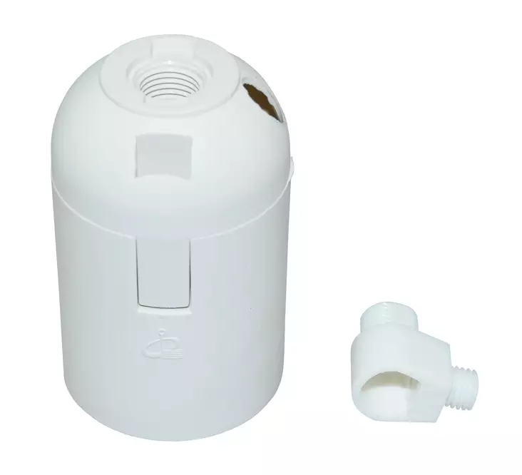 Harju Lampunpidin E27 valkoinen - Valaisinpistotulpat ja rasiat - 0010022 - 1