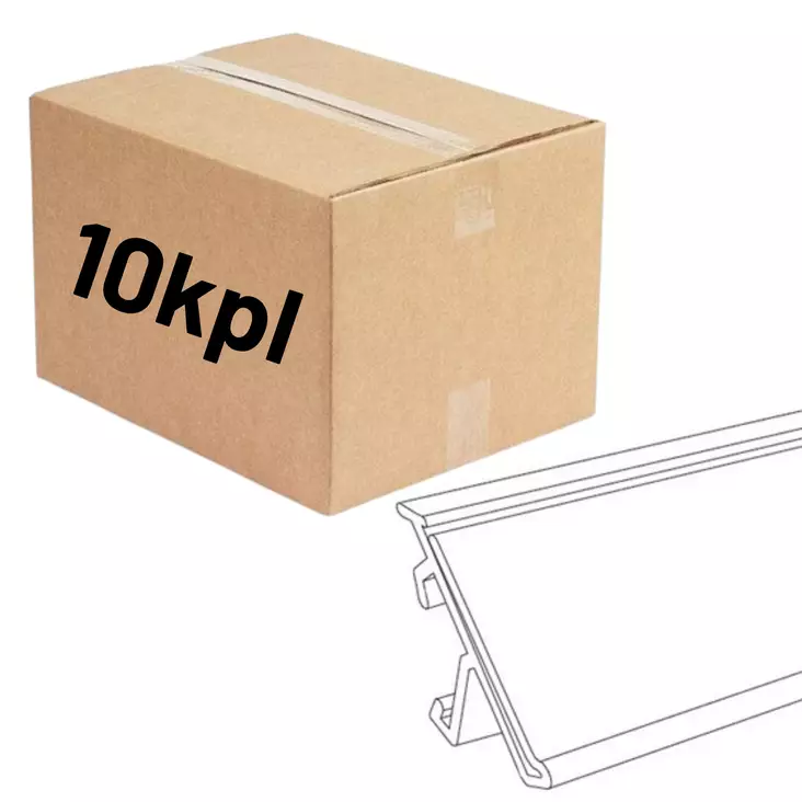 Hintalista / etikettilista perhosiin musta 885mm 39mm etiketille 10kpl - Kirjoitusvälineet - 0021492 - 1