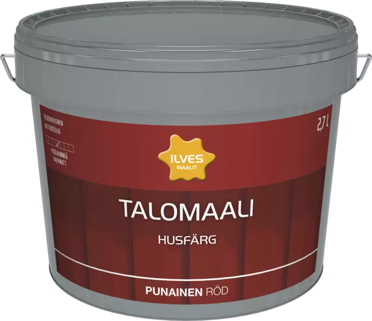 Ilves Talomaali punainen 2,7L - Ulkomaalit - 0007332 - 1