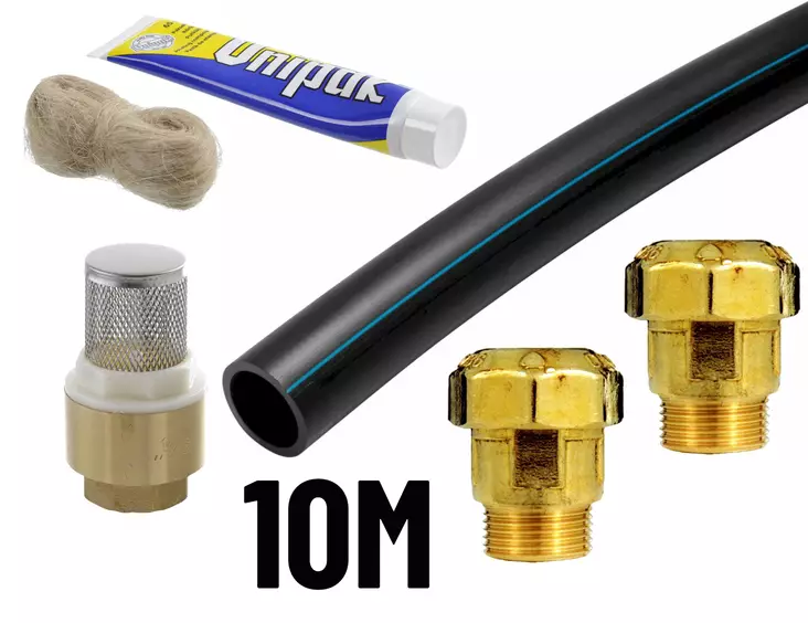 Imuletku pohjaventtiilillä 32mm x 10m - Käyttövesiputket - 0016892 - 1