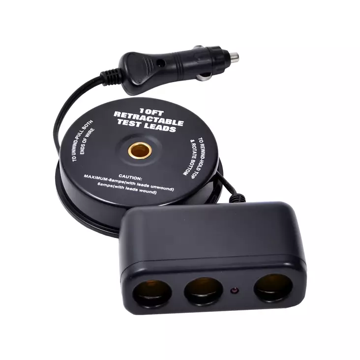 Jatkojohtokela 3xTupakansytytinpistoke - Johdot ja asennustarvikkeet - 0009362 - 1