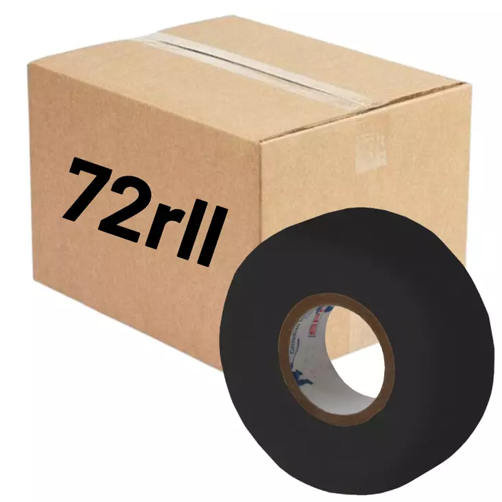 Kangasteippi musta 24mm 25m 72rll (LTK) - Erikoisteipit - 0021962 - 1