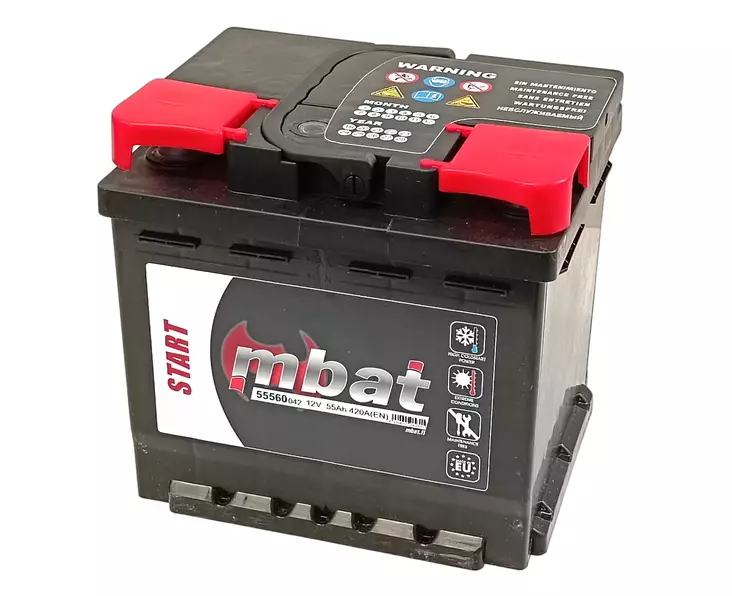 Käynnistysakku/55Ah/420A 207x175x190/B3/- + - Käynnistysakut - 0014202 - 1