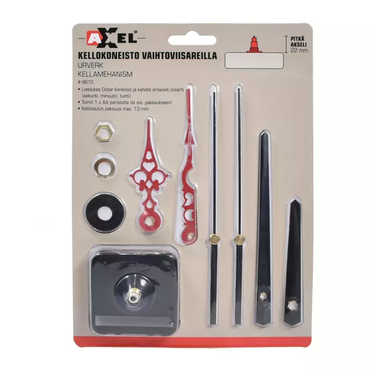 Kellokoneisto (akseli 22mm) - Kirjoitusvälineet - 0018262 - 1