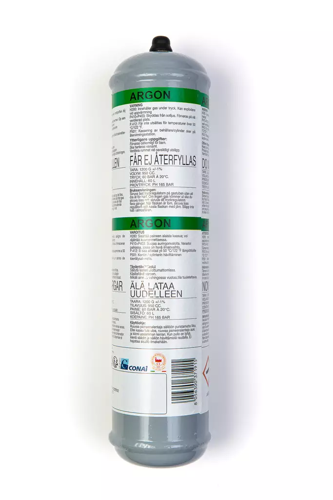 Kertakäyttö suojakaasu Argon - Suojakaasut - 0001612 - 2