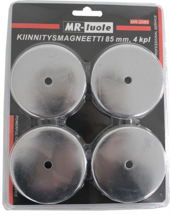 Kiinnitysmagneetti 4 kpl - Magneettinostimet, -kulhot ja peilit - 0006572 - 1