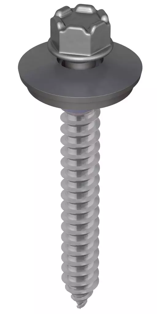 Kingi vaihtoruuvi 6,3 x 50, RR23 - Tumman harmaa, 100kpl - Kateruuvit - 0018442 - 1