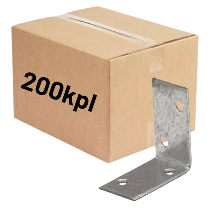 Kulmalevy RST A2 40x40x20x2mm 200kpl (LTK) - Kulmalevyt - 0022372 - 1