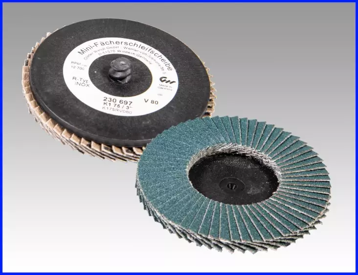 Lamellilaikka 75mm P40 rolock - Liuskahiomalaikat, lamellilaikat - 0003602 - 1