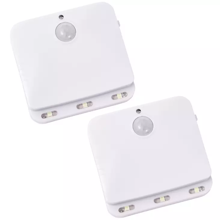 Led-Valaisin liiketunnistimella 80lm 2kpl - Työpistevalaisimet - 0020712 - 1