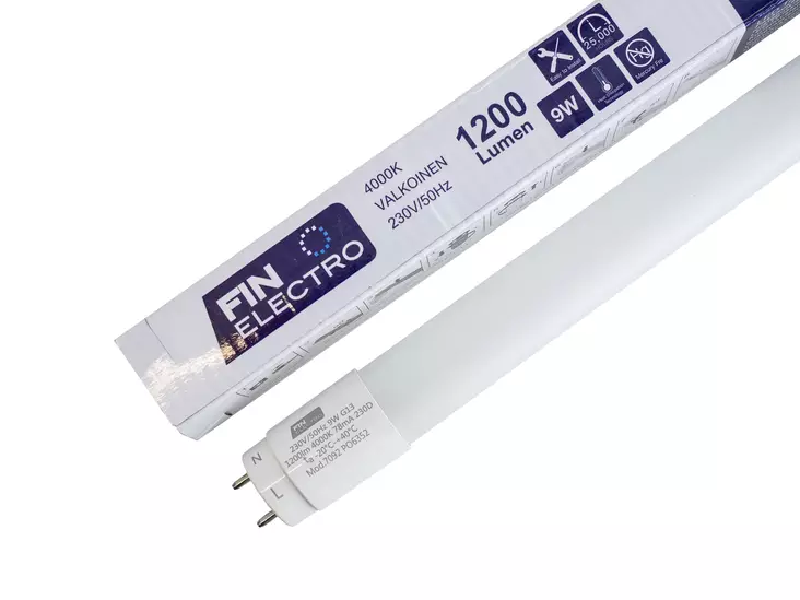 Led Energie LED-tehoputki 9W, T8/G13, 1350lm, 4000K, 60cm - Led-Loisteputket - 0004202 - 1