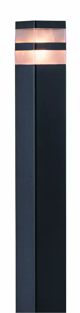 Led Energie Pollarivalaisin HAAG E27, neliö, 800mm, musta - Ulkovalaisimet - 0004222 - 1