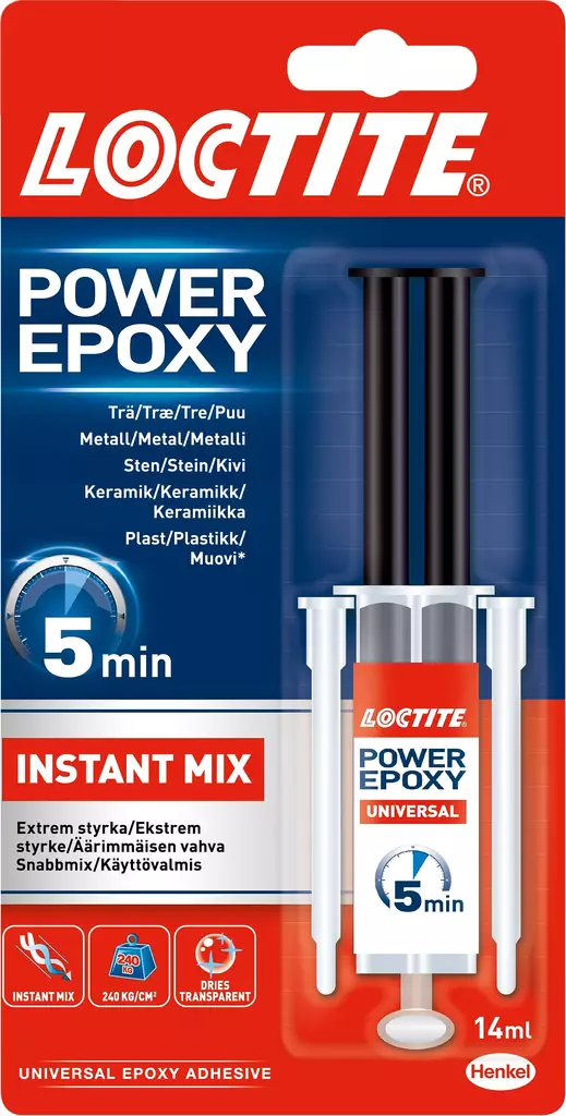 Loctite Power Epoxy Instant Mix 14 ml - Yleisliimat - 0001502 - 1