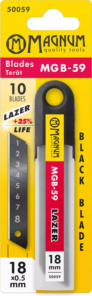 Magnum Katkoterät Lazer 10kpl MGB-59 18mm - Mattopuukon varaterät - 0000992 - 1