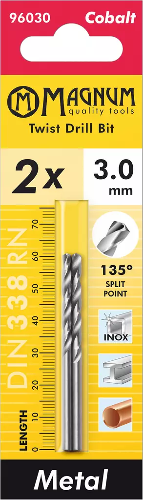 Magnum Poranterä Cobalt 2kpl 1,5mm - Metalliporanterät - 0001312 - 1