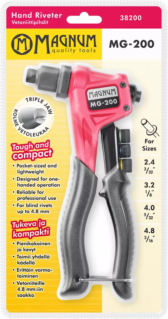 Magnum Vetoniittipihdit MG-200 - Vetoniittipihdit - 0000842 - 1