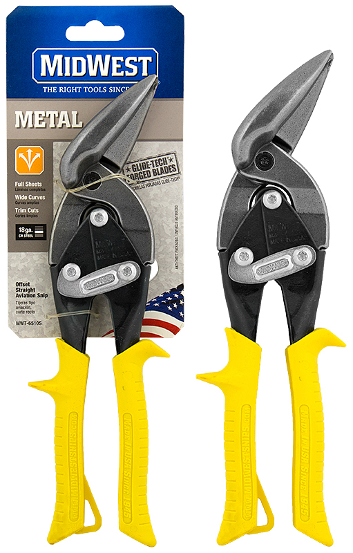 Midvwest Levysakset levysakset offset leikkaa suoraan,oikealle ja vasemmalle - Peltisakset - 0005872 - 1