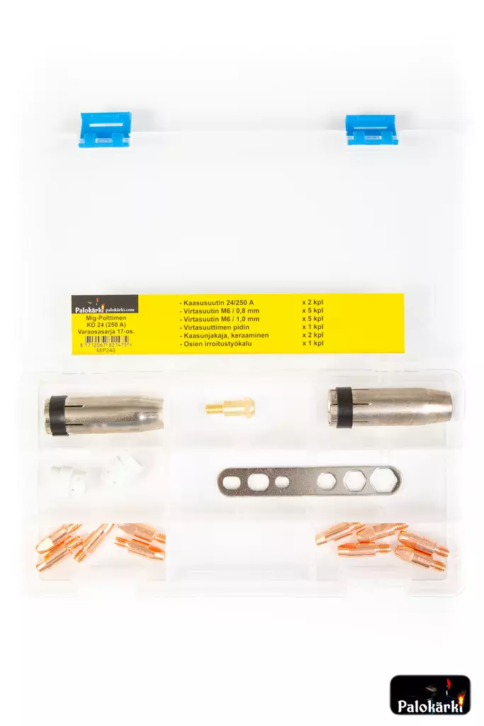 Mig-Polttimen KD 24 (250 A) Varaosasarja 17 -os. - Hitsauslaitteiden tarvikkeet - 0017832 - 1