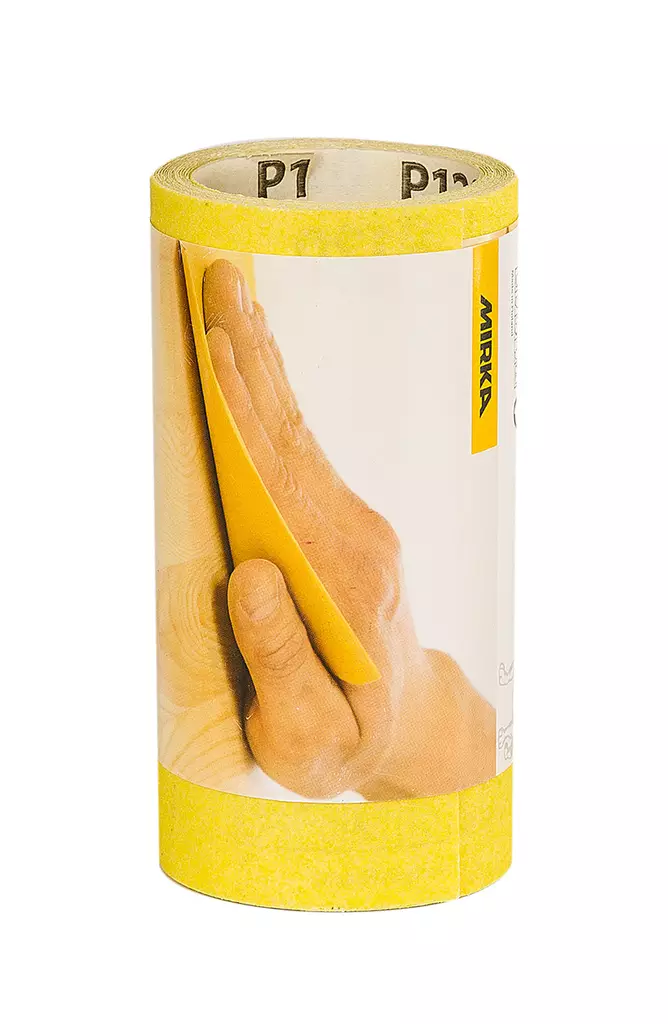 Mirka Hiomapaperirulla keltainen 115mmx2,5m P40 - Hiomapaperirullat - 0006752 - 1