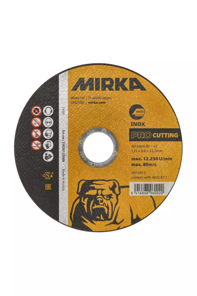 Mirka M-Pro Katkaisulaikka 125x0,8mm Inox - Katkaisulaikat - 0007012 - 1