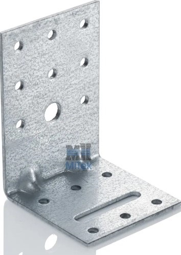 Kulmalevy 60x90x60x2,0mm Vahvistettu - Kulmalevyt - 0012362 - 1