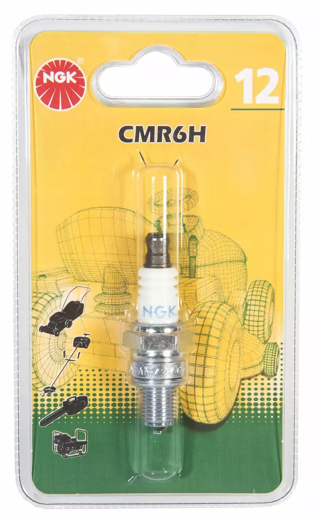 NGK Blister pkt sytytystulppa CMR6H VIHREÄ NO12 - Sytytystulpat - 0008222 - 1