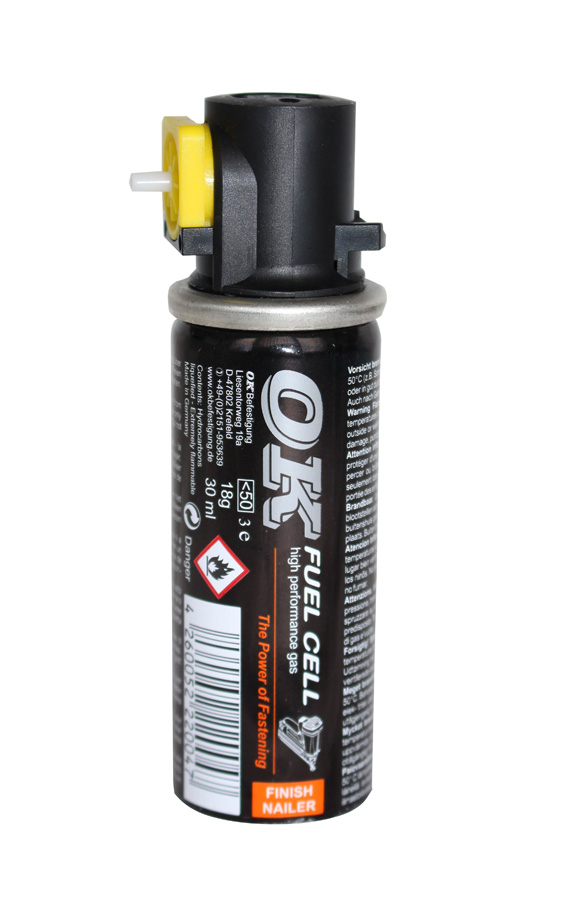 OK korkeapaineviimeistelykaasu 18g, 30 ml - Viimeistelynaulat - 0014602 - 1
