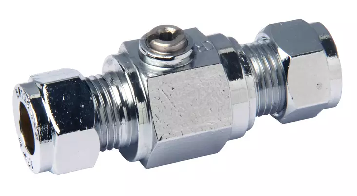 Opal kuulasulkuventtiili 15x12mm kromi - Pallo- ja kuulasulkuventtiilit - 0007692 - 1