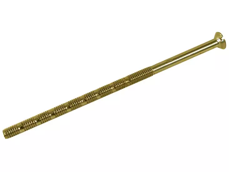 Pisla katkouraruuvi M4x120mm 2kpl keltapassivoitu - Oven lukot - 0001972 - 1