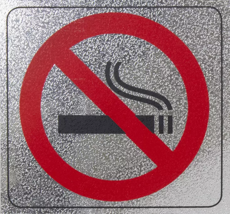 Pisla kuvatarra tupakointi kielletty - Muut kyltit - 0002542 - 1