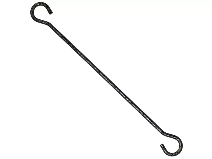 Pisla ripustuskoukku 30cm teräs antiikkihopea - Katto- ja kulmakoukut - 0002192 - 1