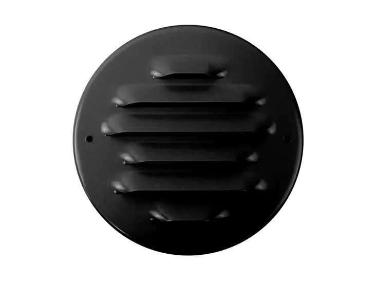 Pisla säle 100mm musta - Säle- ja korvausilmaventtiilit - 0019142 - 1