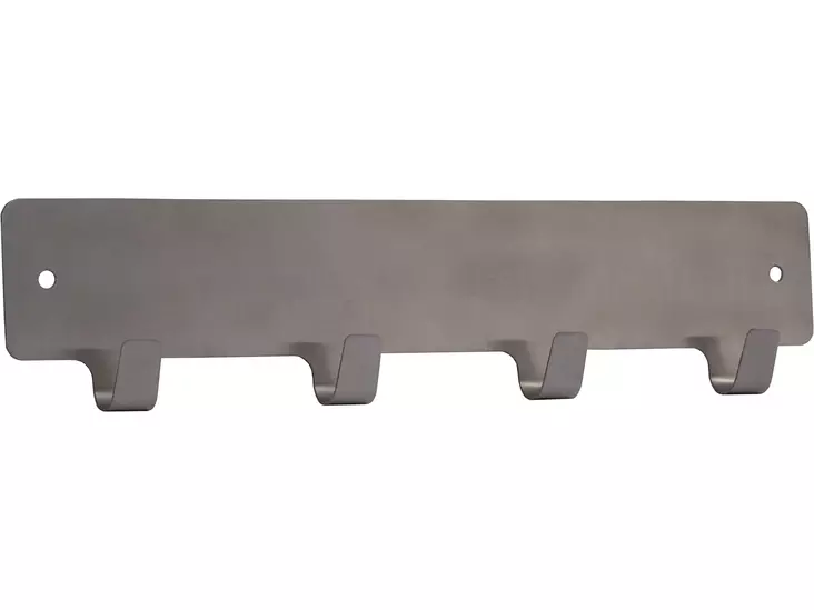 Pisla tarrakoukku 238x50x20mm 4-koukkuinen teräs Tumba - Tarranaulakot - 0002042 - 1